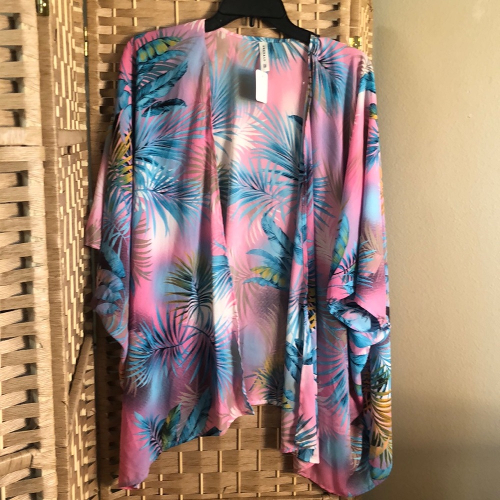 Gorgeous tropical cover up